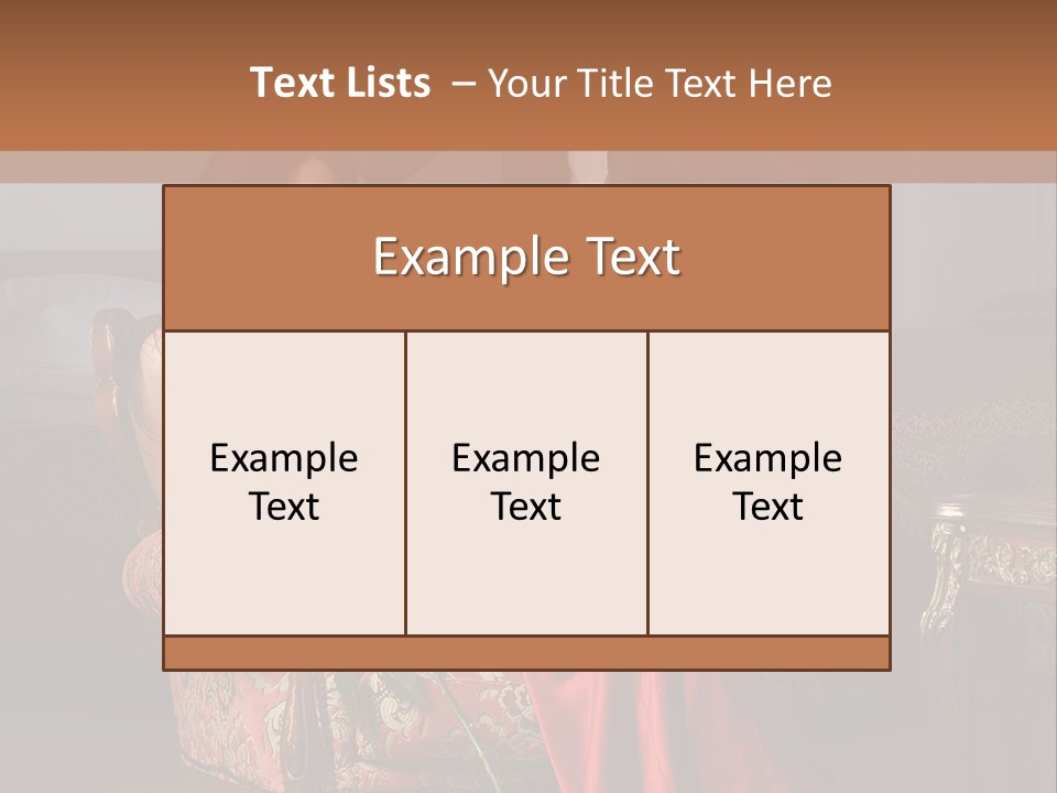 Emotion Young Sofa PowerPoint Template