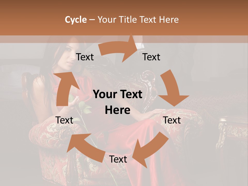 Emotion Young Sofa PowerPoint Template