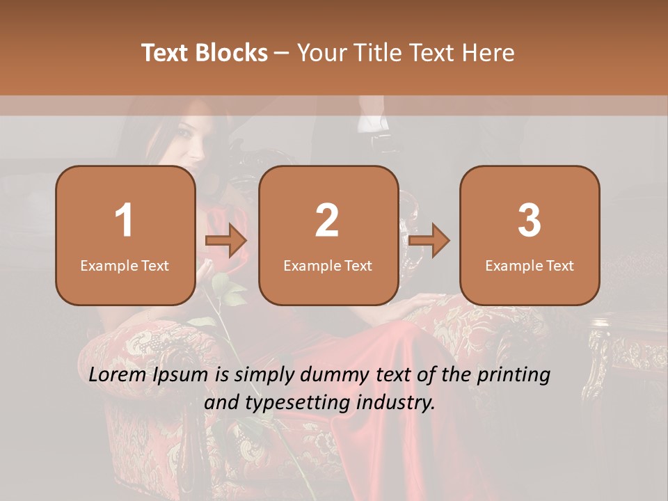 Emotion Young Sofa PowerPoint Template