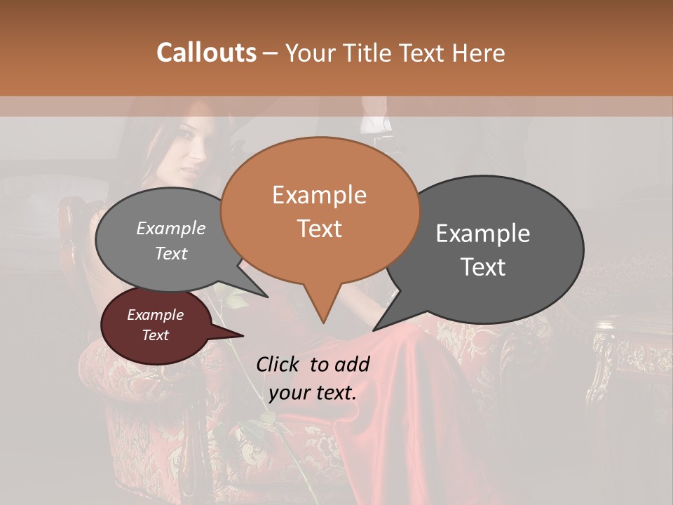 Emotion Young Sofa PowerPoint Template