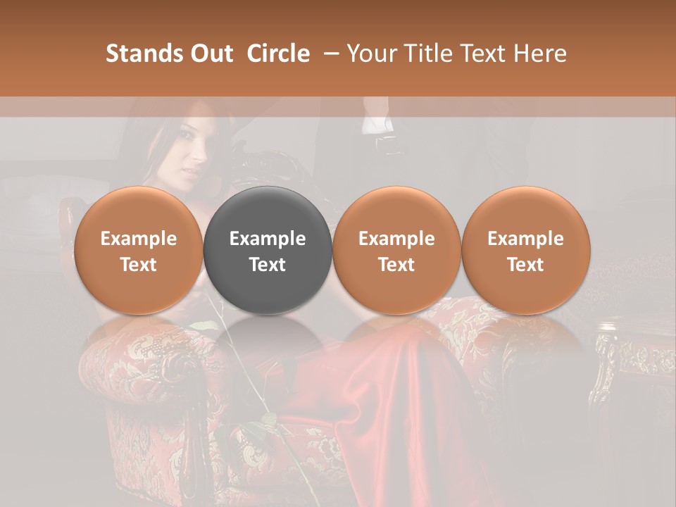 Emotion Young Sofa PowerPoint Template