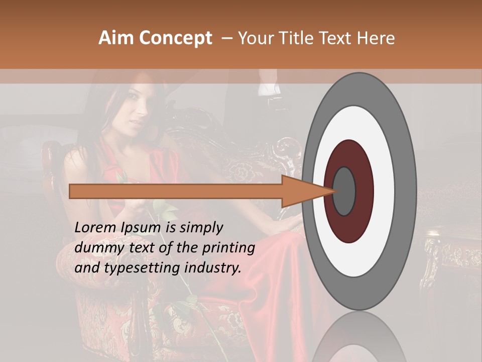 Emotion Young Sofa PowerPoint Template