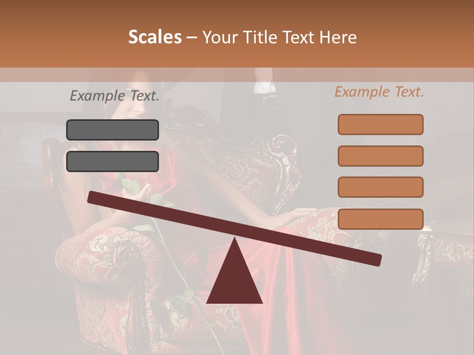 Emotion Young Sofa PowerPoint Template