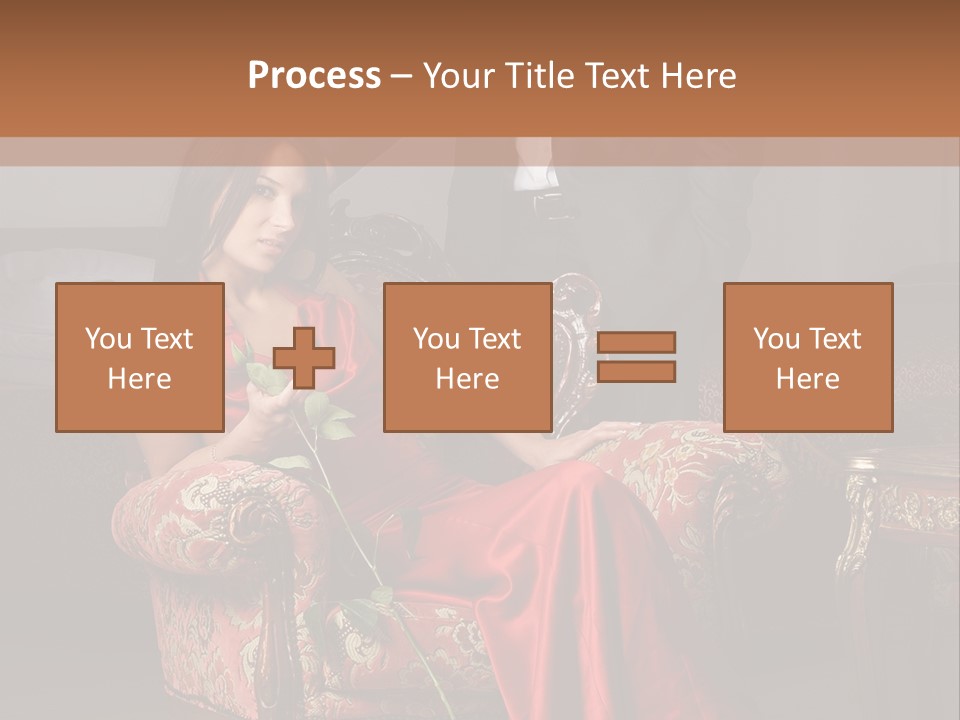 Emotion Young Sofa PowerPoint Template