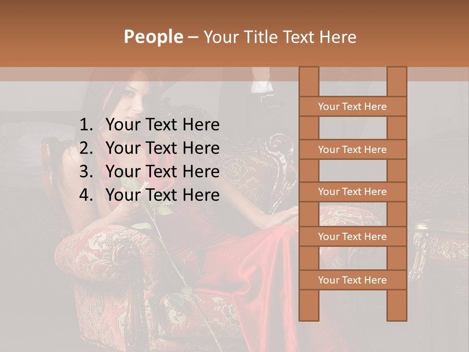 Emotion Young Sofa PowerPoint Template