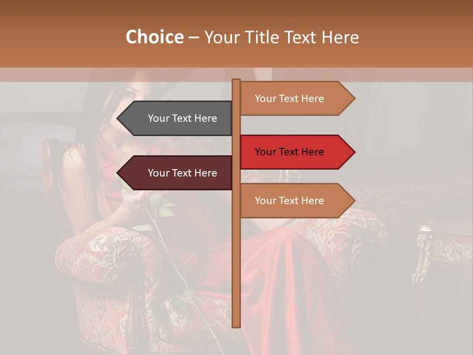 Emotion Young Sofa PowerPoint Template