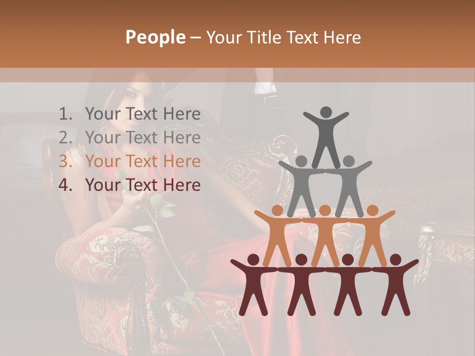 Emotion Young Sofa PowerPoint Template