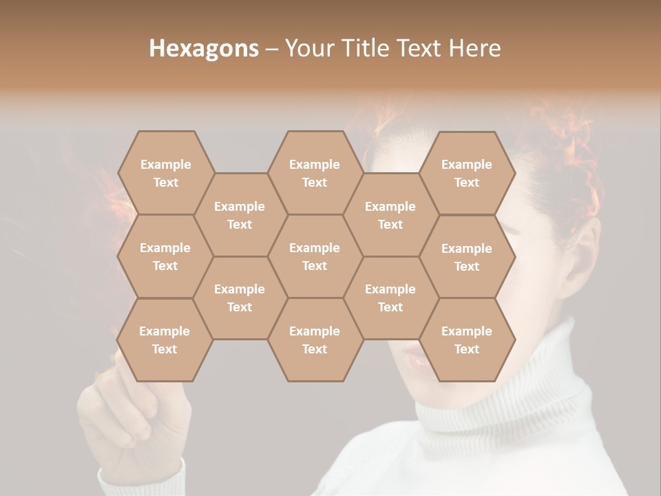 Portrait Women Fashion PowerPoint Template