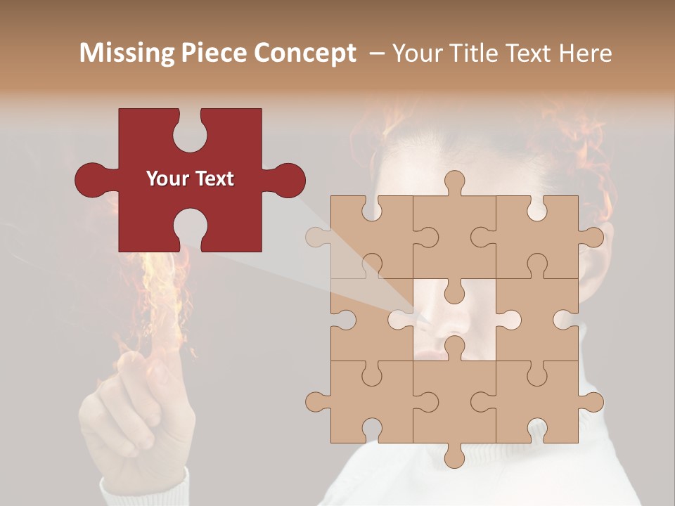 Portrait Women Fashion PowerPoint Template