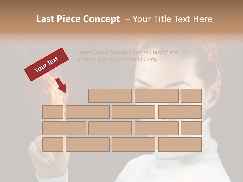 Portrait Women Fashion PowerPoint Template