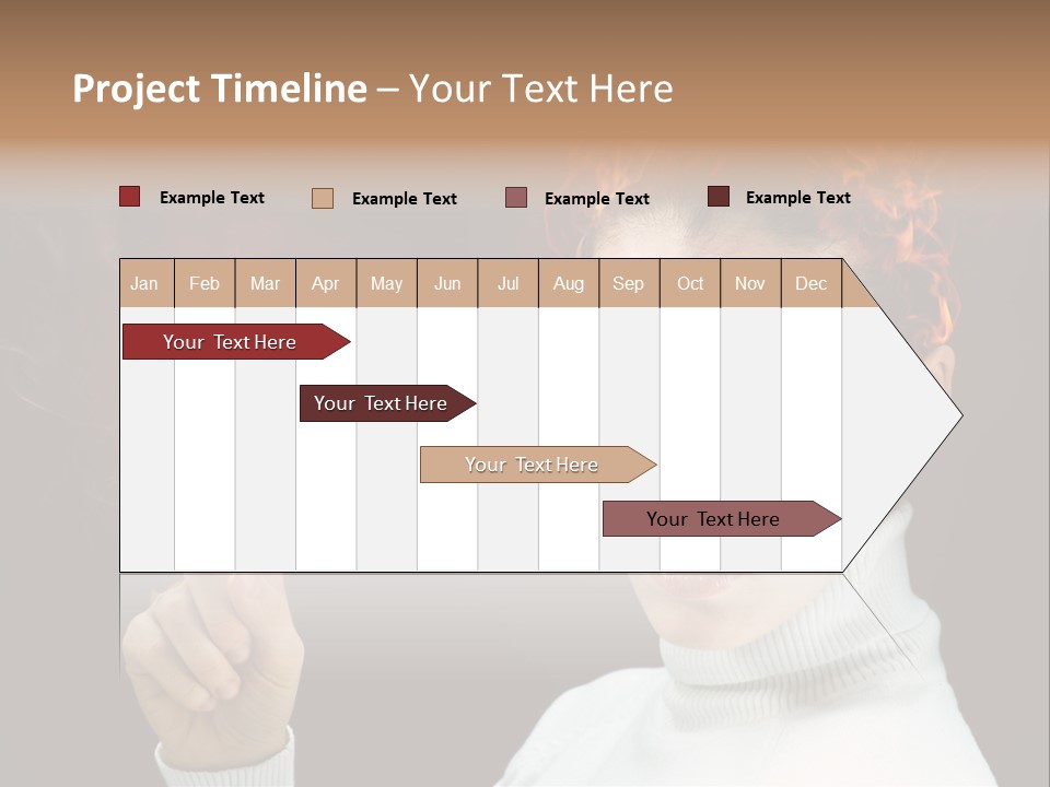 Portrait Women Fashion PowerPoint Template