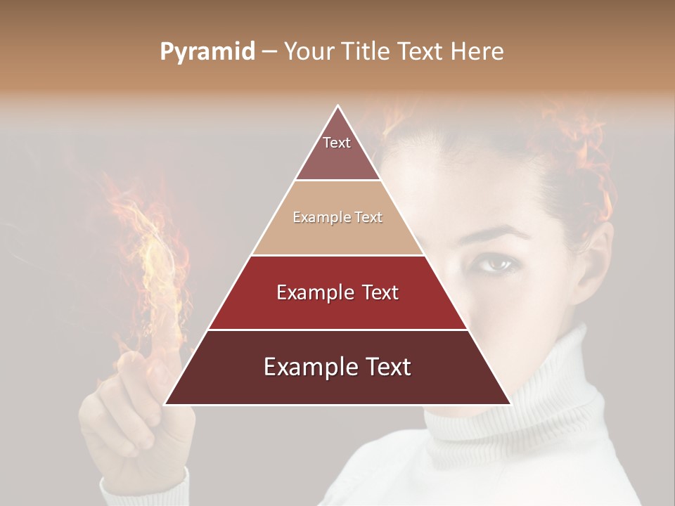 Portrait Women Fashion PowerPoint Template