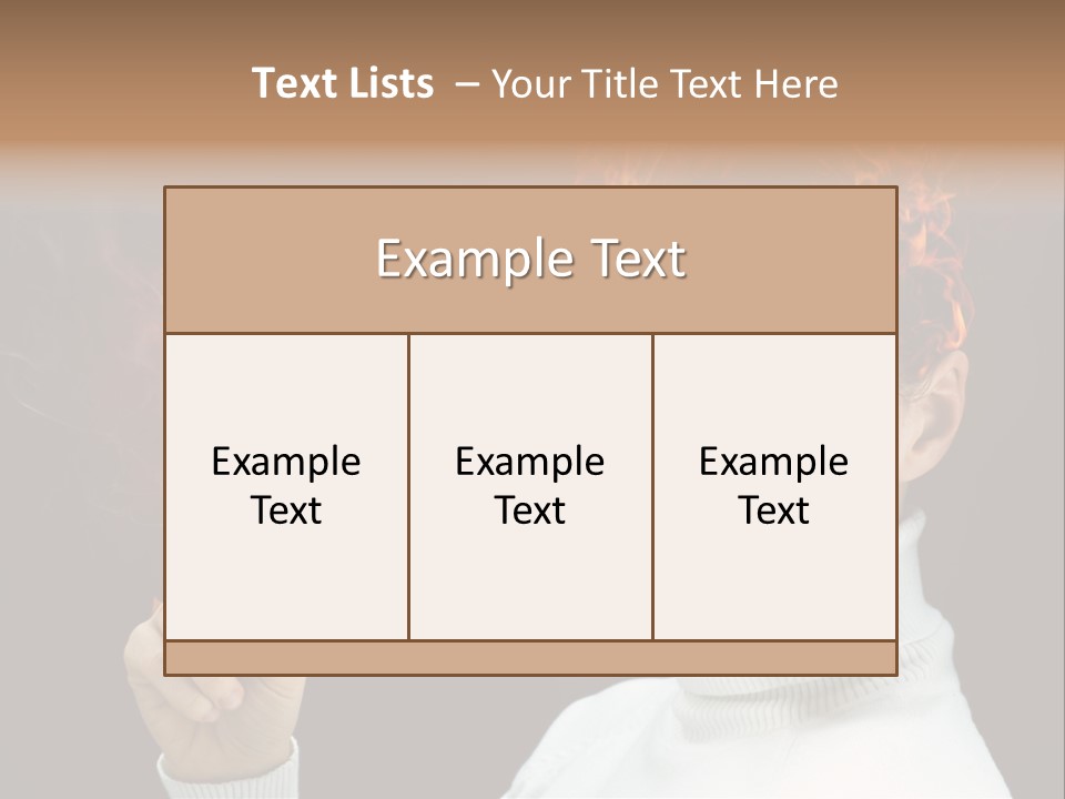 Portrait Women Fashion PowerPoint Template
