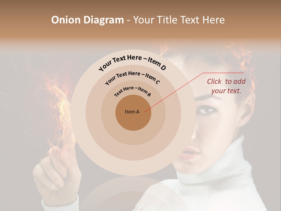 Portrait Women Fashion PowerPoint Template