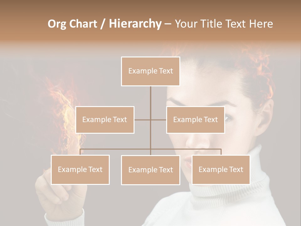 Portrait Women Fashion PowerPoint Template