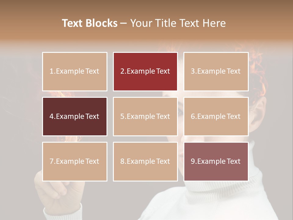 Portrait Women Fashion PowerPoint Template