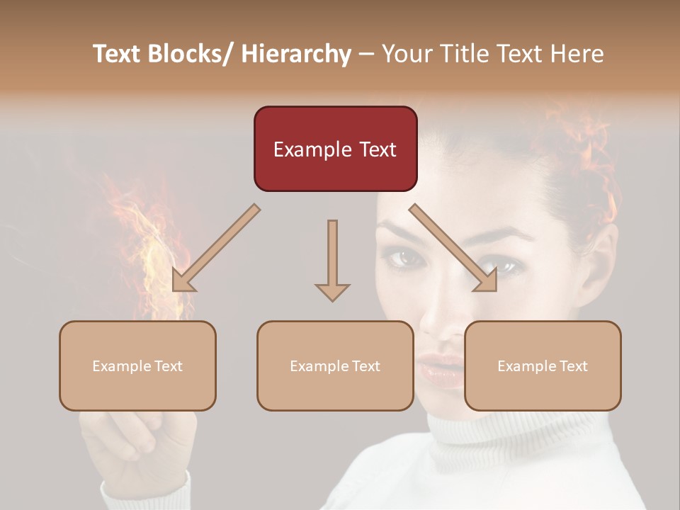 Portrait Women Fashion PowerPoint Template