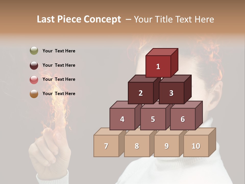 Portrait Women Fashion PowerPoint Template