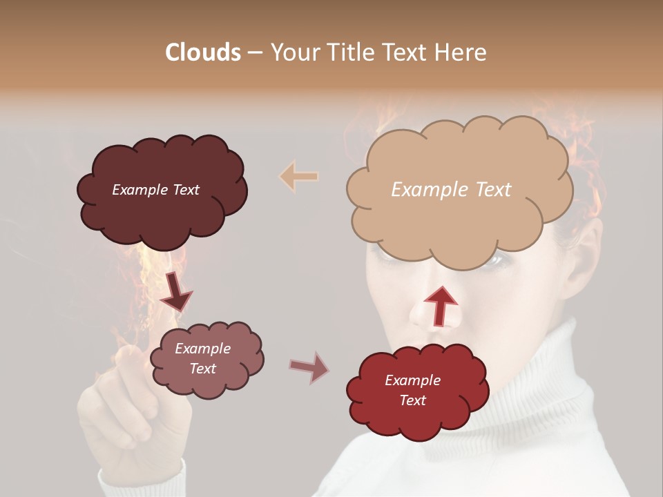 Portrait Women Fashion PowerPoint Template