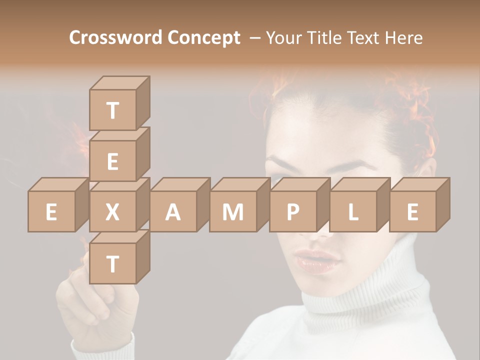 Portrait Women Fashion PowerPoint Template