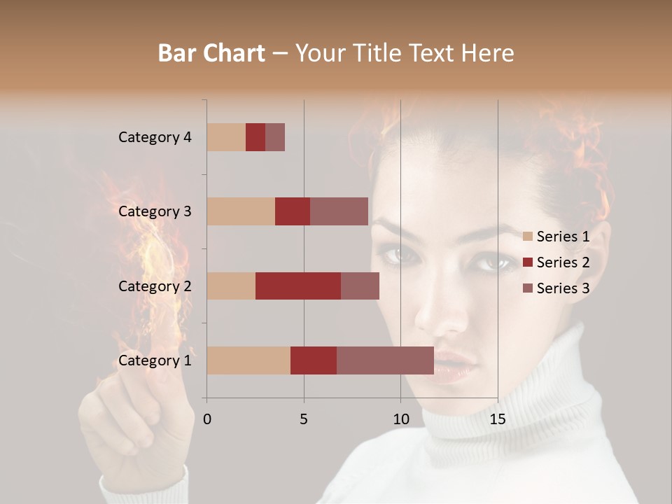 Portrait Women Fashion PowerPoint Template