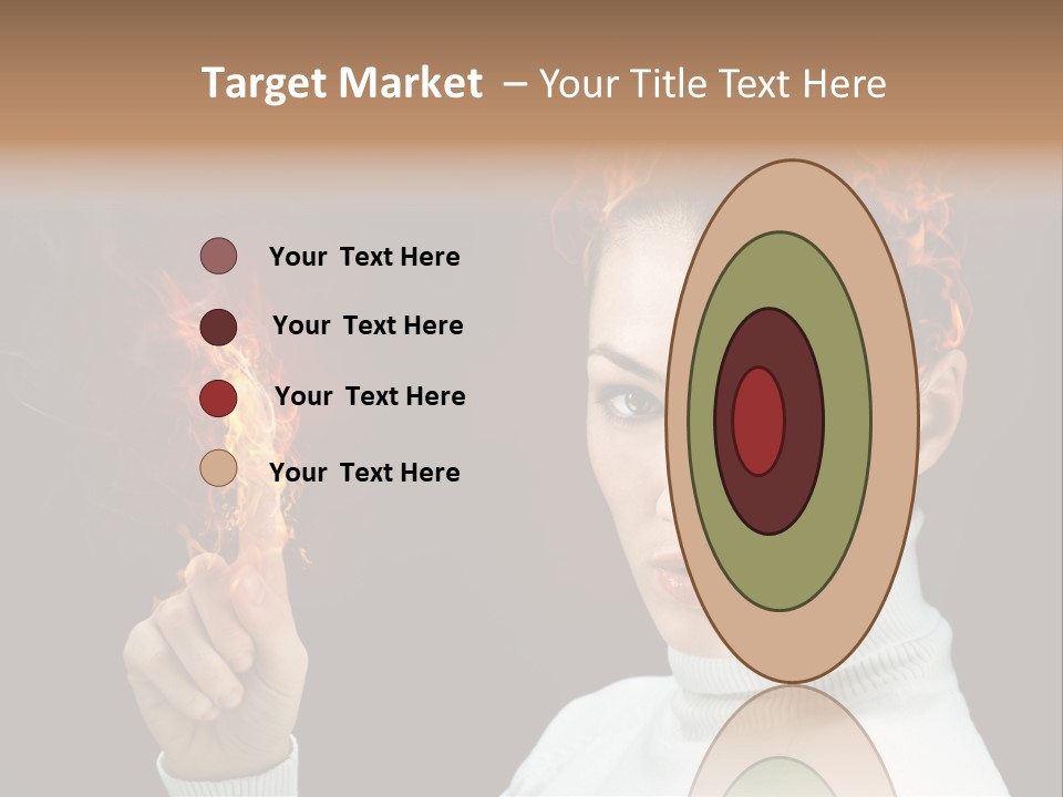 Portrait Women Fashion PowerPoint Template