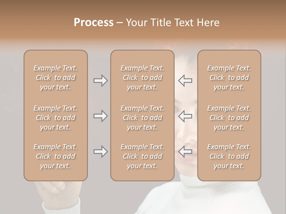 Portrait Women Fashion PowerPoint Template