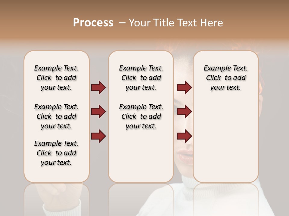 Portrait Women Fashion PowerPoint Template