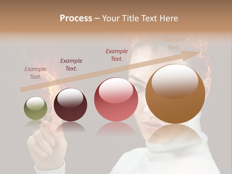 Portrait Women Fashion PowerPoint Template