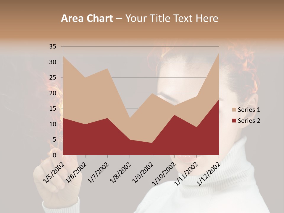 Portrait Women Fashion PowerPoint Template