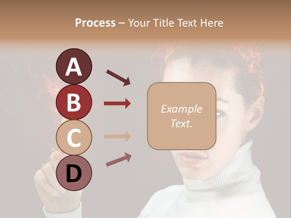 Portrait Women Fashion PowerPoint Template