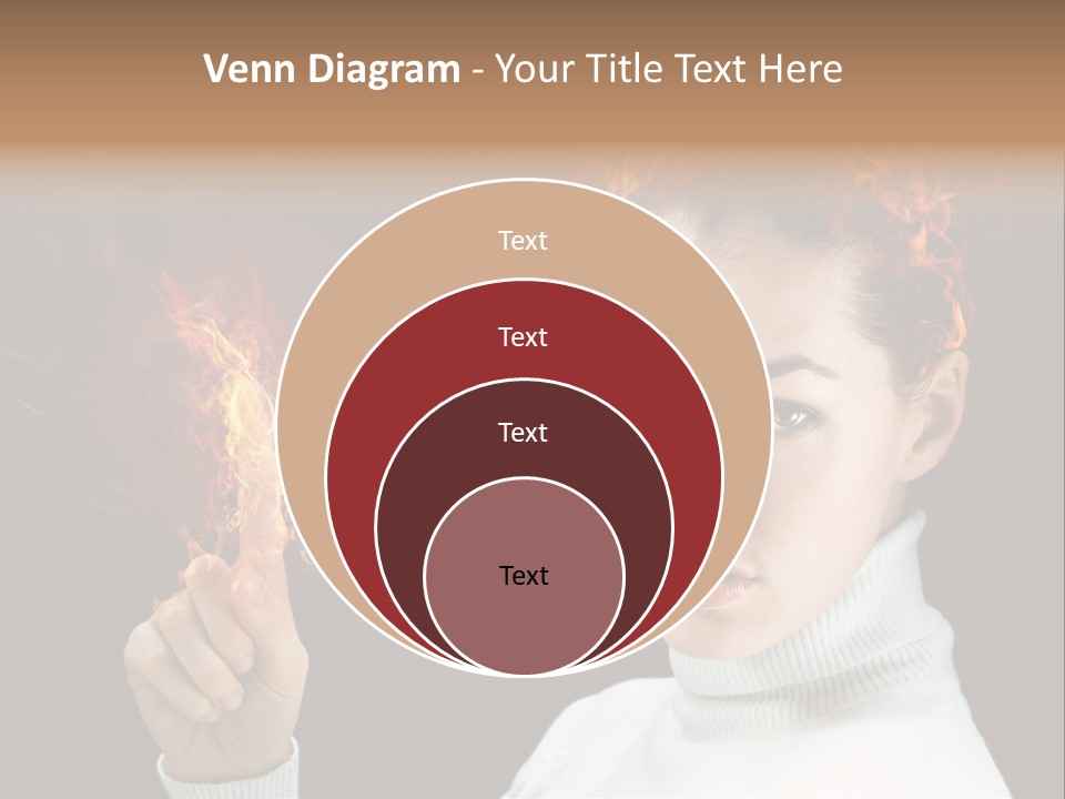 Portrait Women Fashion PowerPoint Template