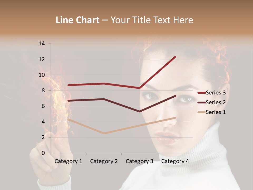 Portrait Women Fashion PowerPoint Template