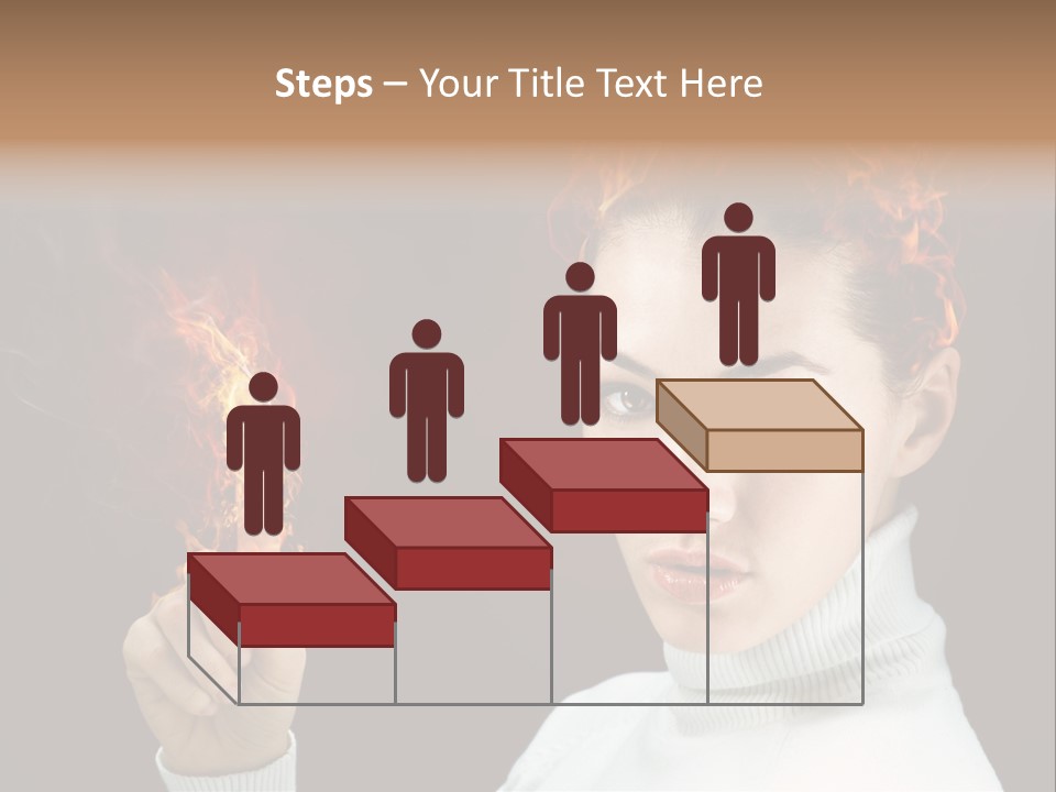 Portrait Women Fashion PowerPoint Template