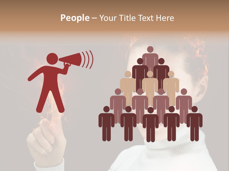 Portrait Women Fashion PowerPoint Template