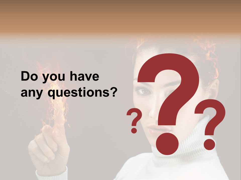 Portrait Women Fashion PowerPoint Template