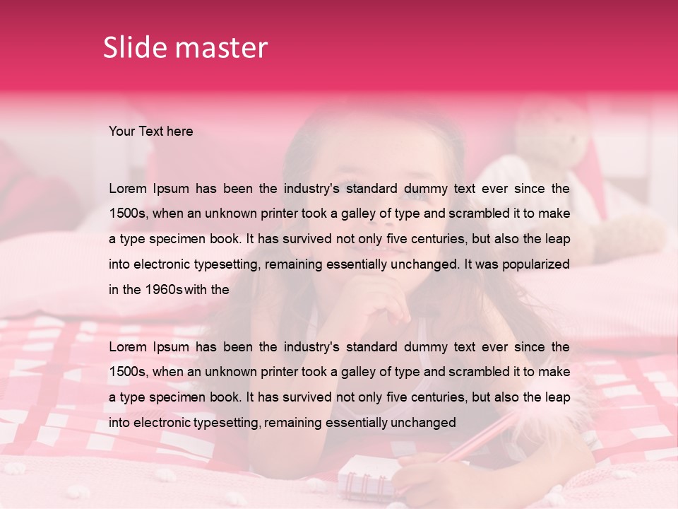 Family Lovely Lifestyle PowerPoint Template