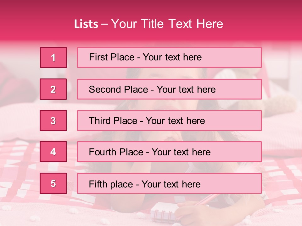 Family Lovely Lifestyle PowerPoint Template