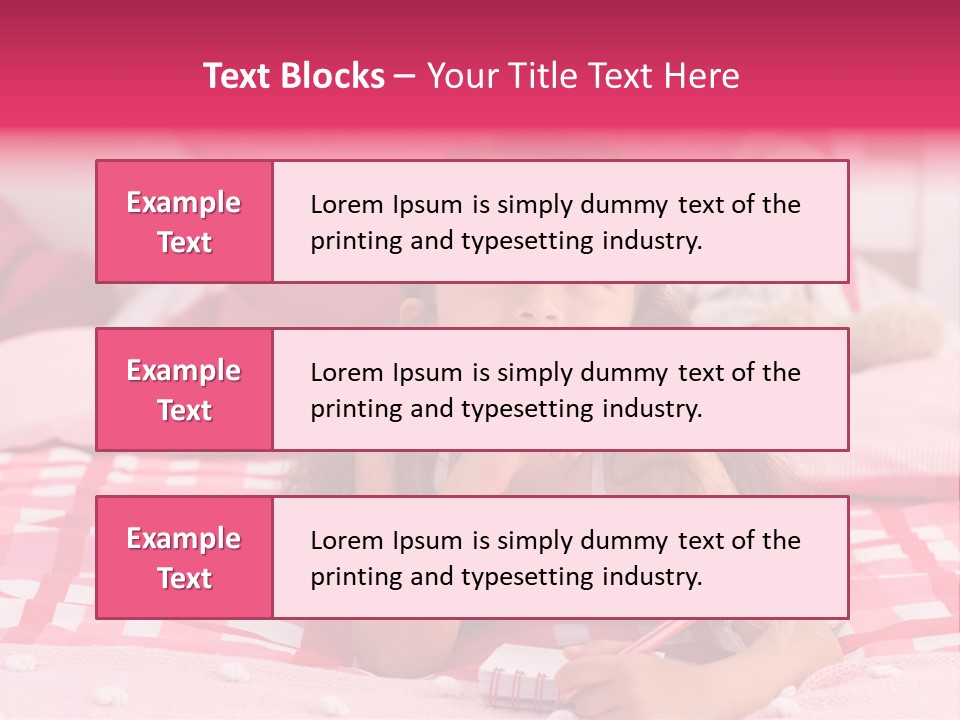 Family Lovely Lifestyle PowerPoint Template