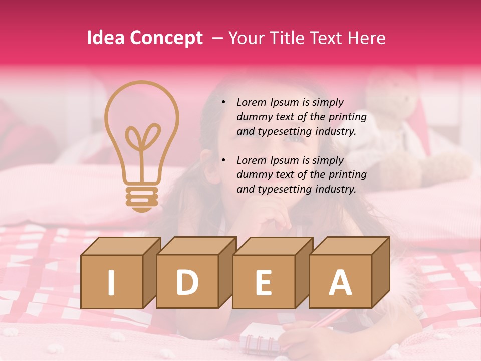 Family Lovely Lifestyle PowerPoint Template