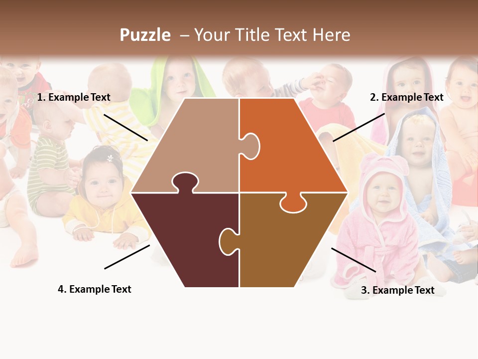 Happy Beautiful Team PowerPoint Template