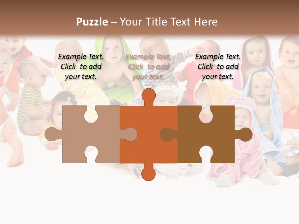 Happy Beautiful Team PowerPoint Template