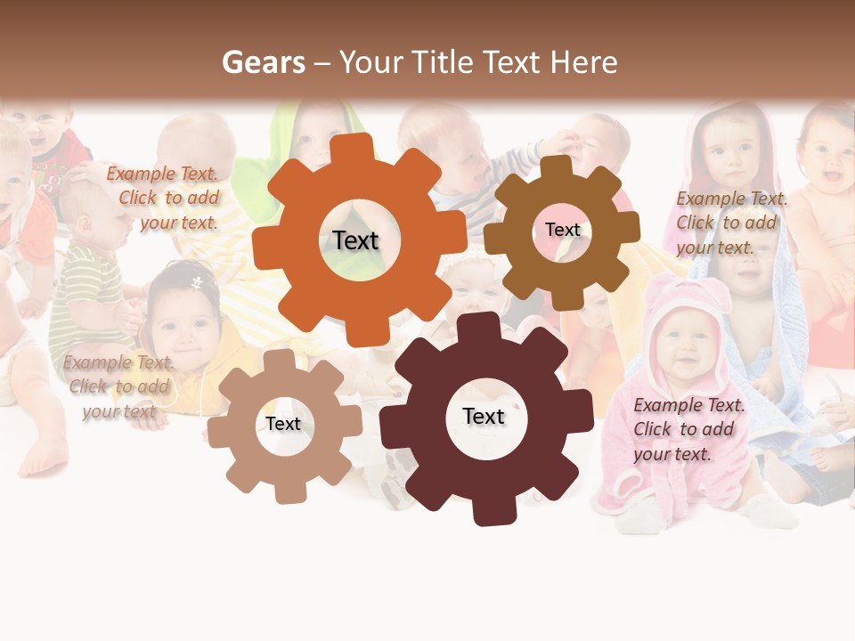 Happy Beautiful Team PowerPoint Template