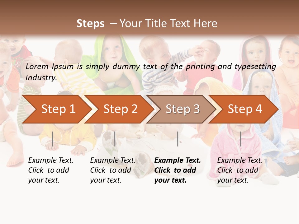 Happy Beautiful Team PowerPoint Template