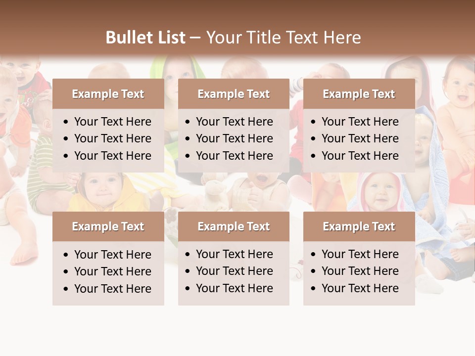 Happy Beautiful Team PowerPoint Template