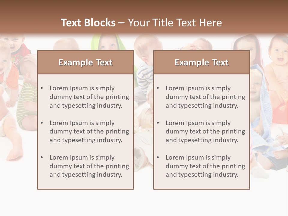 Happy Beautiful Team PowerPoint Template
