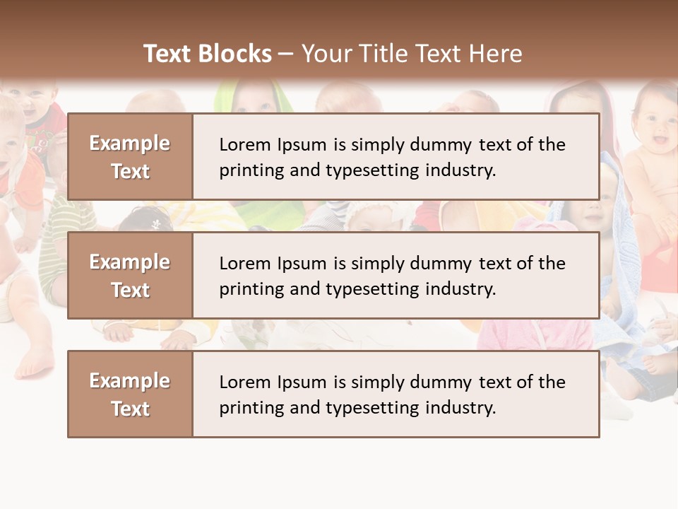 Happy Beautiful Team PowerPoint Template