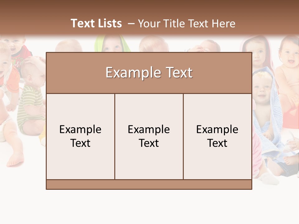 Happy Beautiful Team PowerPoint Template