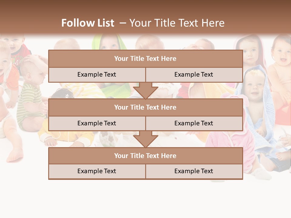 Happy Beautiful Team PowerPoint Template