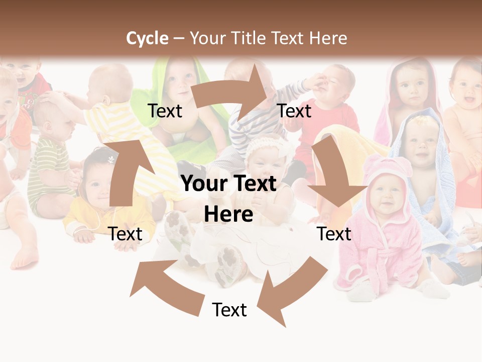 Happy Beautiful Team PowerPoint Template